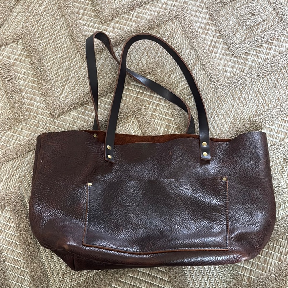 Portland Leather Tote Bag
